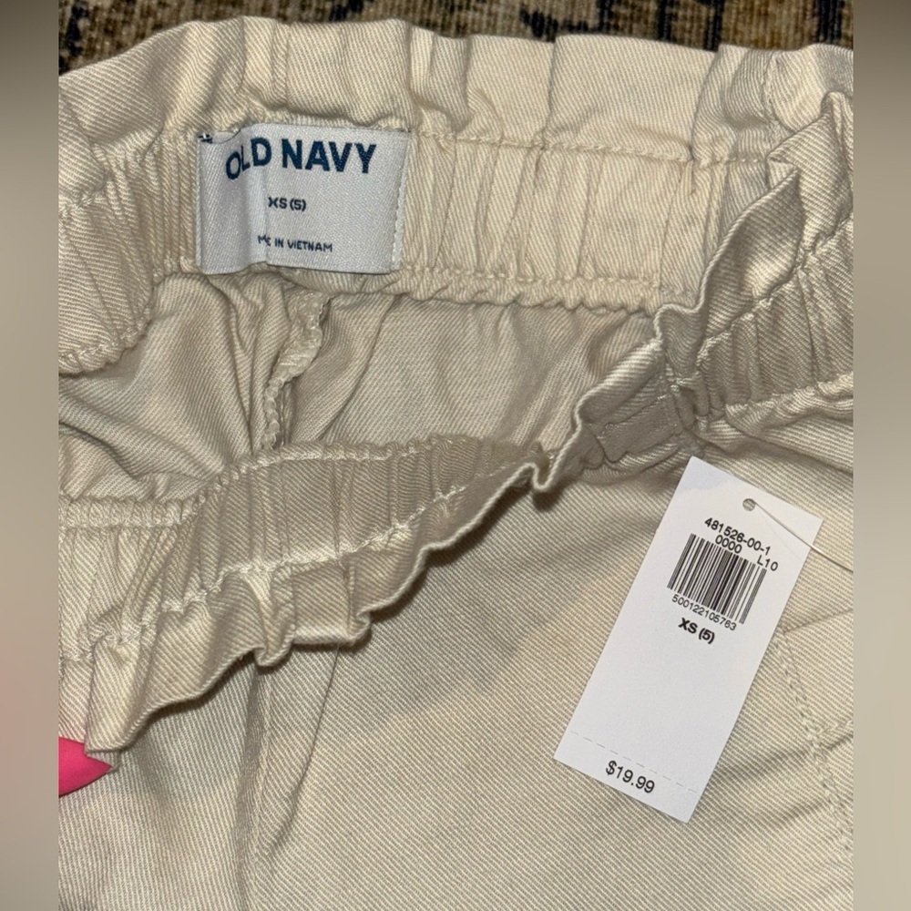 Old Navy Kids Khaki Cotton Girl Pants - Picture 6 of 6